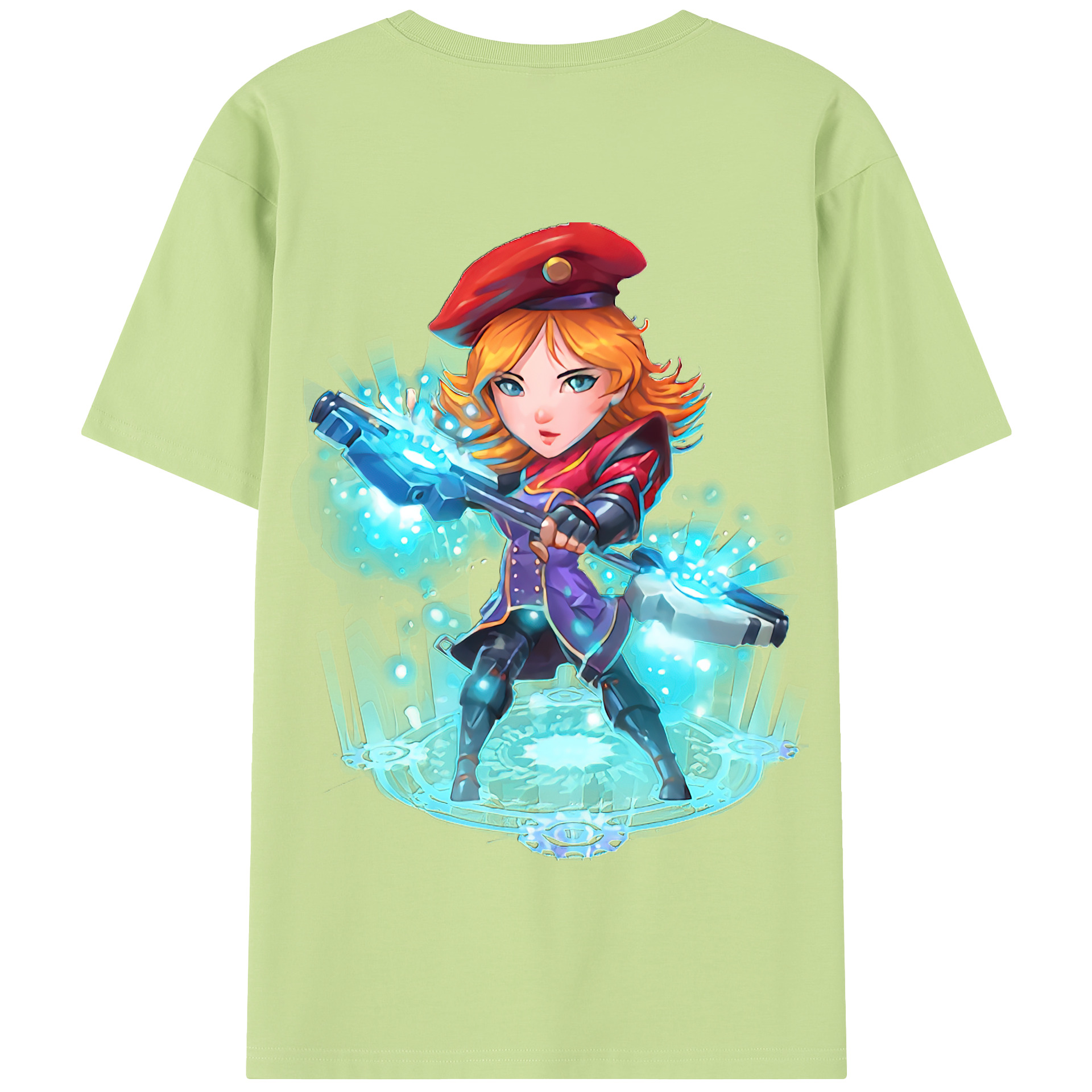 リーグ・オブ・レジェンド League of Legends LOL 綿100％半袖Tシャツ（背面プリント）